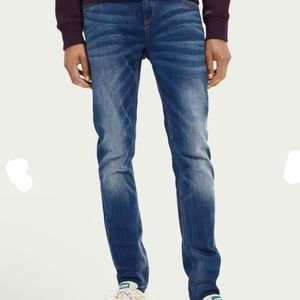 Scotch & Soda Skim Amsterdam Blauw 31 X 32